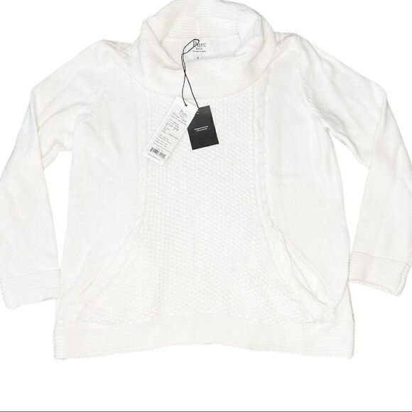 Pure Knit Pullover in Vanilla - Picture 2 of 9